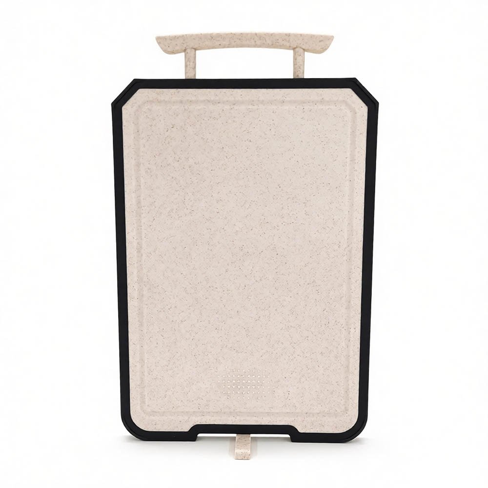 Stainless Steel Wheat Straw Standable Cutting Board