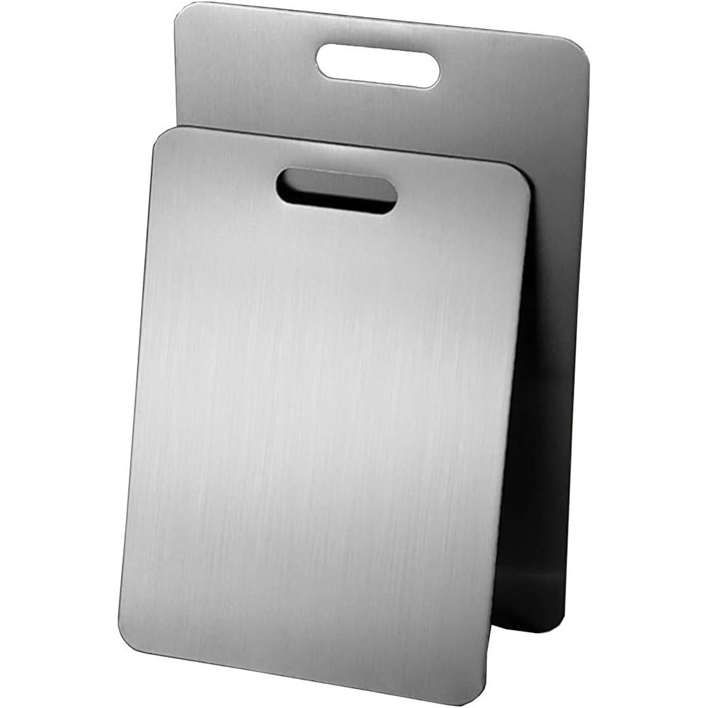 Double-Sided 304 Stainless Steel Cutting Board