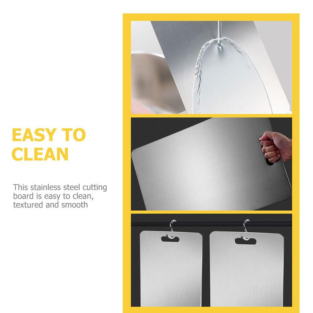Double-Sided 304 Stainless Steel Cutting Board